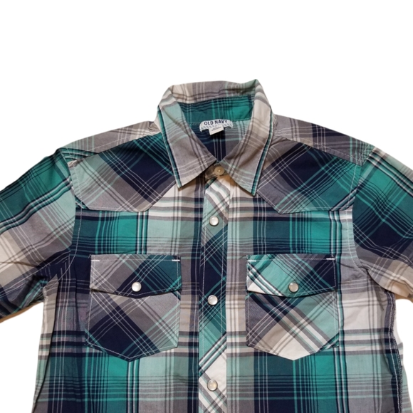 Old Navy Buttoned Up Shirts Bundle Boy's Size L 10-12 - Picture 9 of 16